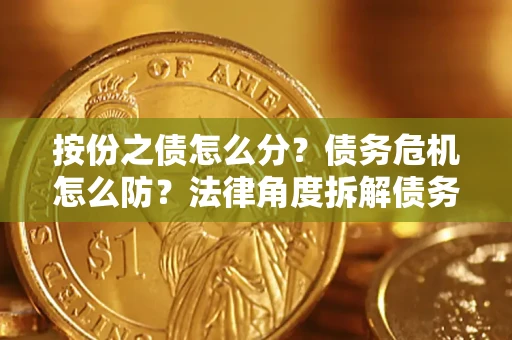 北京按份之债怎么分？债务危机怎么防？法律角度拆解债务分配与风险自保指南
