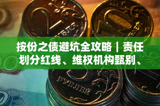 北京按份之债避坑全攻略｜责任划分红线、维权机构甄别、纠纷处理全流程拆解