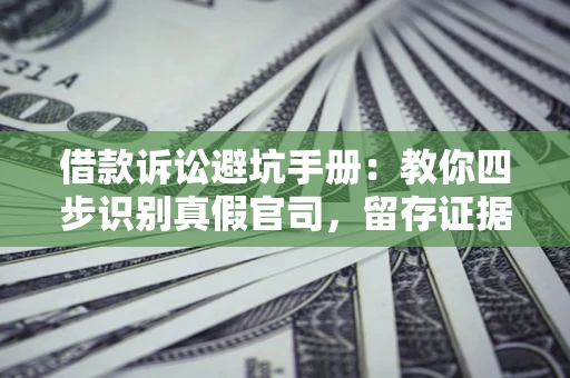 北京借款诉讼避坑手册：教你四步识别真假官司，留存证据不踩雷