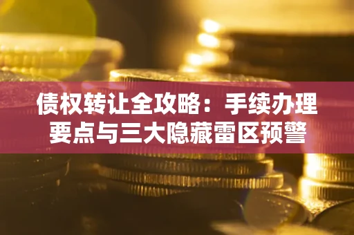 北京债权转让全攻略：手续办理要点与三大隐藏雷区预警
