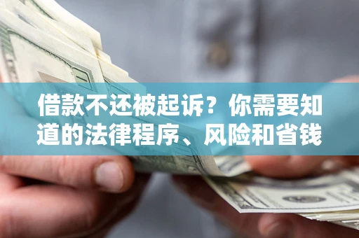 北京借款不还被起诉？你需要知道的法律程序、风险和省钱技巧