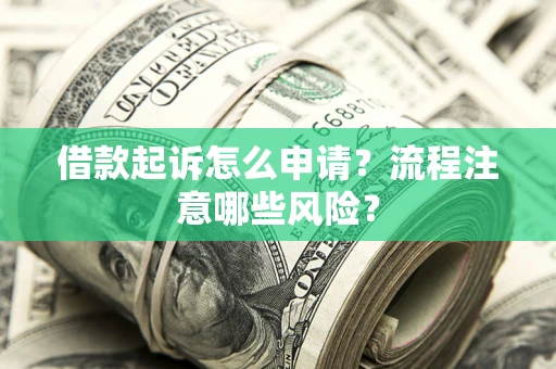 北京借款起诉怎么申请？流程注意哪些风险？