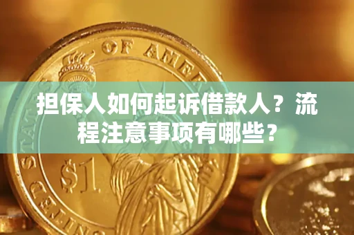 北京担保人如何起诉借款人？流程注意事项有哪些？