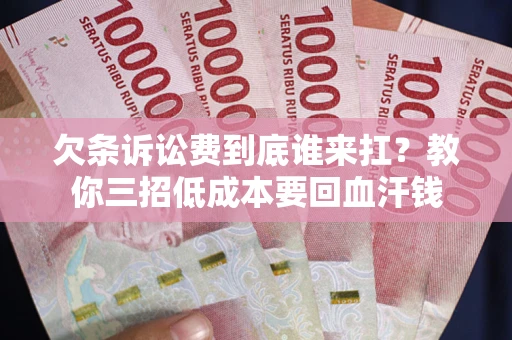 北京欠条诉讼费到底谁来扛？教你三招低成本要回血汗钱